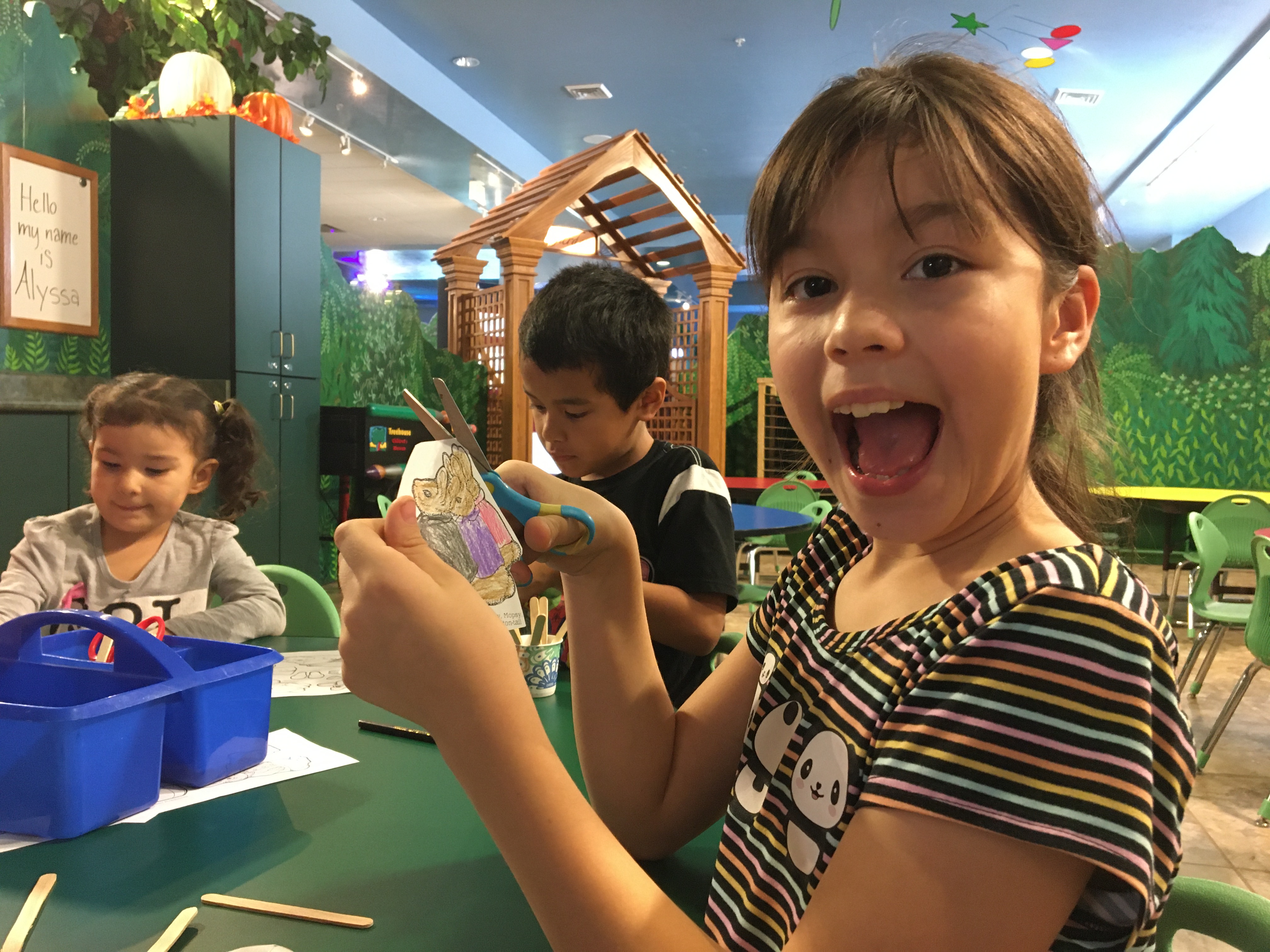 kids art garden